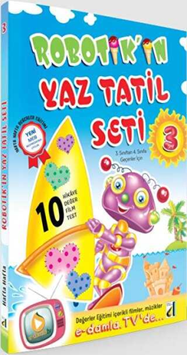 3. Sınıf Robotik'in Yaz Tatil Seti 2019 | benlikitap.com