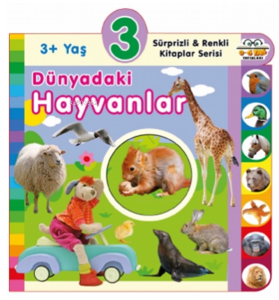 3+ Yaş Dünyadaki Hayvanlar | benlikitap.com