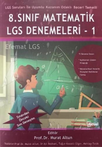 8. Sınıf Matematik LGS Denemeleri – 1 | benlikitap.com