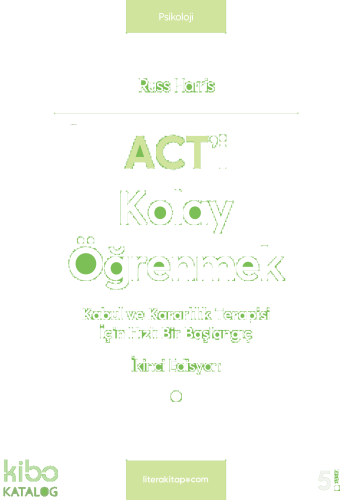 ACT'i Kolay Öğrenmek | benlikitap.com