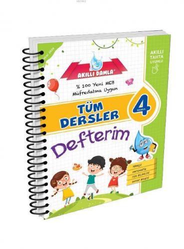 Akıllı Damla Tüm Dersler Defterim - 4 | benlikitap.com