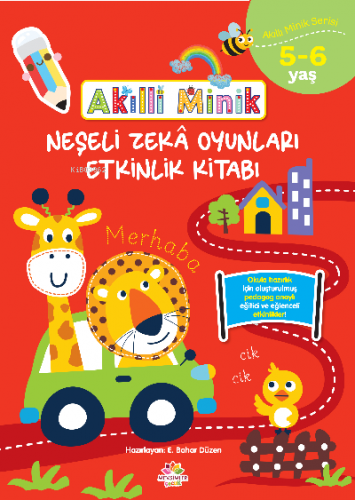 Akıllı Minik ;Zeka Oyunları Etkinlik Kitabı 5-6 Yaş | benlikitap.com