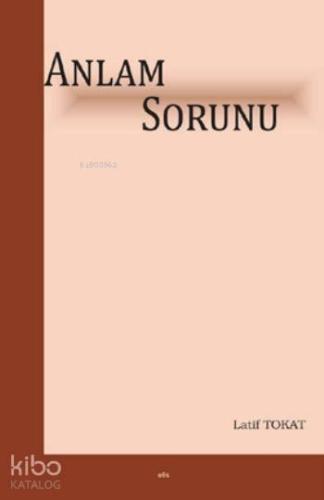 Anlam Sorunu | benlikitap.com