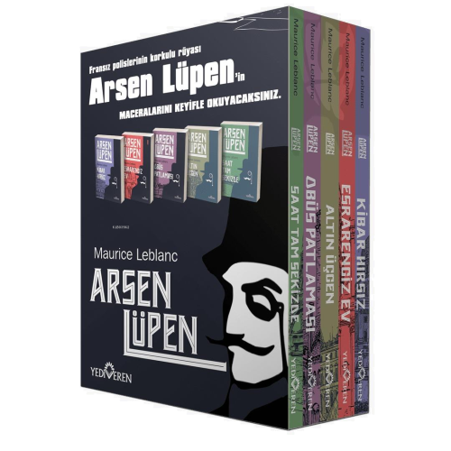 Arsen Lüpen Kutulu 5 Kitap Set | benlikitap.com