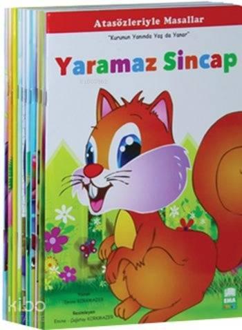 Atasözleriyle Masallar Seti (Düz Yazılı); 10 Kitap Takım | benlikitap.