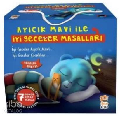 Ayıcık Mavi ile İyi Geceler Masalları Seti (7 Kitap) | benlikitap.com