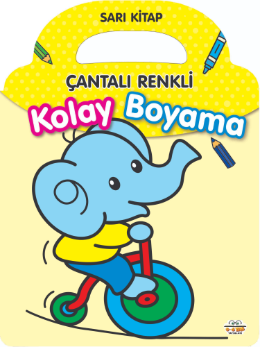 Çantalı Renkli Kolay Boyama- Sarı Kitap | benlikitap.com