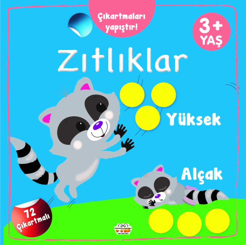 Çıkartmaları Yapıştır-Zıtlıklar (Yüksek-Alçak) | benlikitap.com