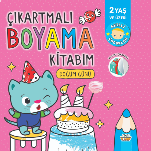 ÇIkartmalı Boyama Kitabım- Doğum Günü | benlikitap.com