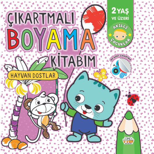 Çıkartmalı Boyama Kitabım- Hayvan Dostlar | benlikitap.com