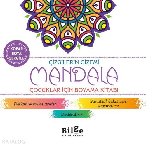 Çizgilerin Gizemi - Mandala;Çocuklar İçin Boyama Kitabı | benlikitap.c