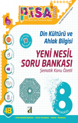 Damla Pisa Yeni Nesil Din Kültürü ve Ahlak Bilgisi Soru Bankası-8. Sın