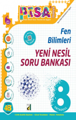 Damla Pisa Yeni Nesil Fen Bilimleri Soru Bankası-8. Sınıf | benlikitap