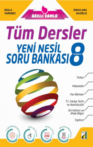 Damla Yeni Nesil Tüm Dersler Soru Bankası 8. Sınıf | benlikitap.com