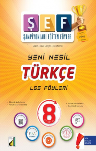 Damla Yeni Nesil Türkçe Lgs Föyleri 8.Sınıf ! Yeni ! | benlikitap.com