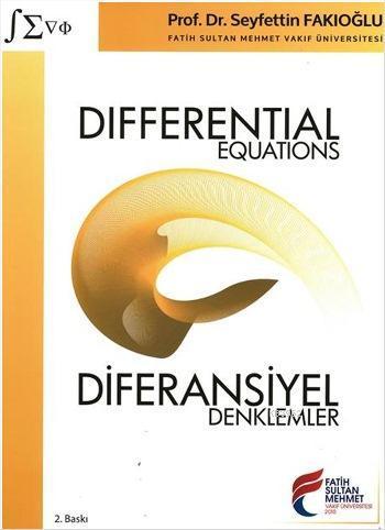 Differential Equations - Diferansiyel Denklemler; İngilizce-Türkçe Haz