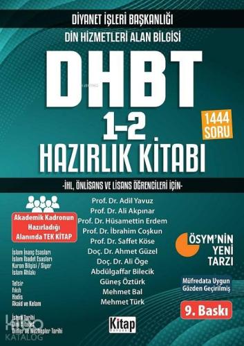 Diyanet İşleri Başkanlığı Din Hizmetleri Alan Bilgisi DHBT 1-2 Hazırlı