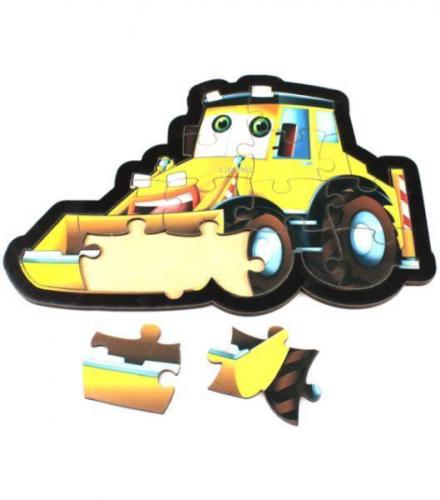 Dozer Puzzle - Ahşap | benlikitap.com