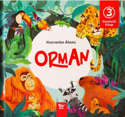 Hayvanlar Alemi Orman;Hareketli Kitap 3d | benlikitap.com