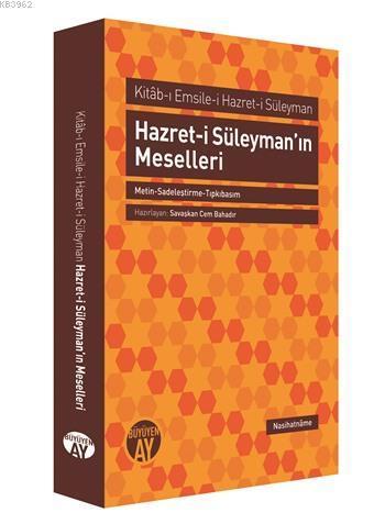 Hazret-i Süleyman'ın Meselleri | benlikitap.com