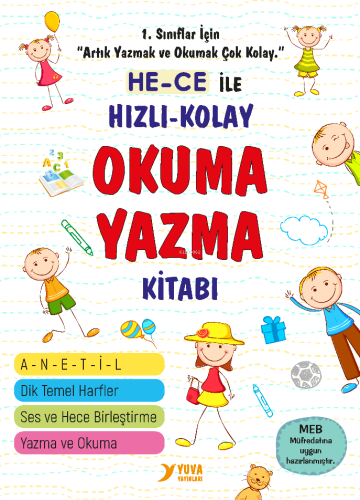 He-ce ile Hızlı - Kolay Okuma Yazma Kitabı | benlikitap.com