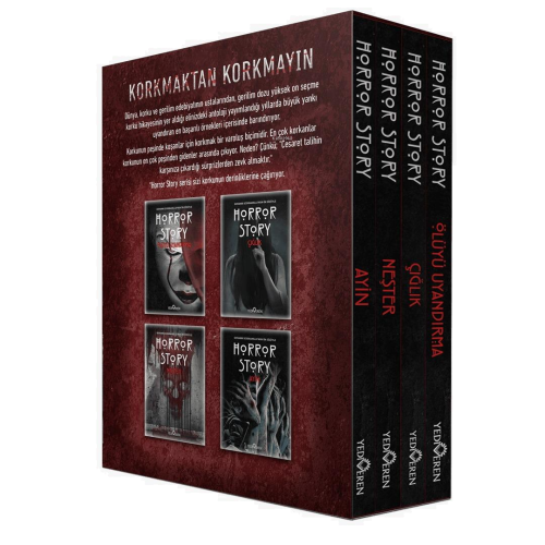 Horror Story Kutulu 4 Kitap Set | benlikitap.com