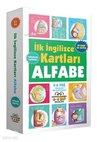 İlk İngilizce Kartları - Alfabe (3-6 Yaş) | benlikitap.com