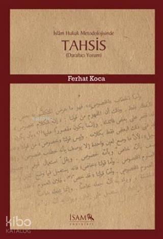 İslam Hukuk Metodolojisinde Tahsis | benlikitap.com