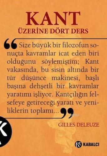 Kant Üzerine Dört Ders | benlikitap.com