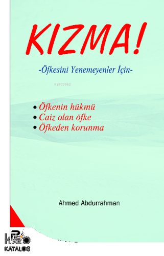 Kızma! | benlikitap.com