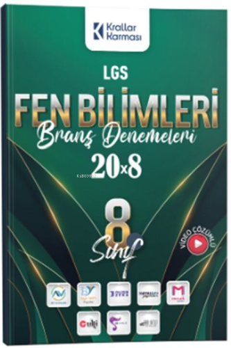 Krallar Karması 8. Sınıf LGS Fen Bilimleri 20 x 8 Branş Denemeleri | b