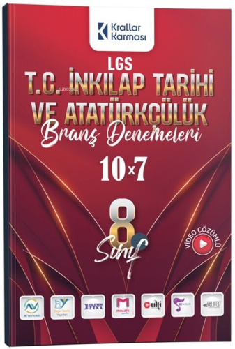 Krallar Karması 8. Sınıf LGS T.C. İnkılap Tarihi ve Atatürkçülük 10 x 