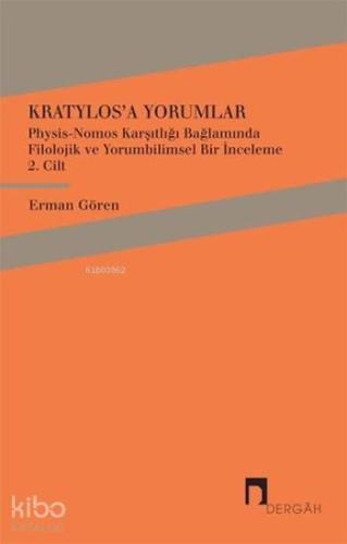 Kratylos'a Yorumlar 2. Cilt | benlikitap.com