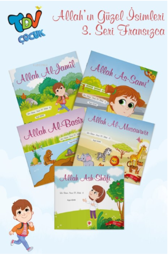 Les Beaux Noms D' Allah ;( Allahın Güzel İsimleri 3 Set 5 Kitap ) | be