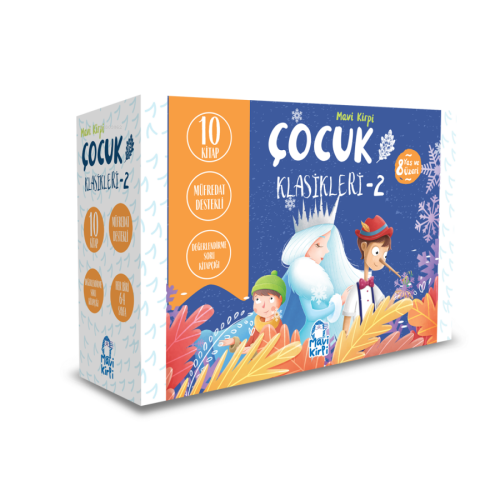 Mavi Kirpi Çocuk Klasikleri 2 Set (10 Kitap) | benlikitap.com