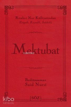 Mektubat (Çanta Boy); Risale-i Nur Külliyatından Lügatlı, Kaynaklı, İn