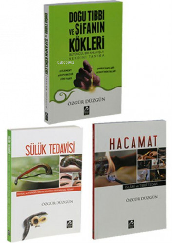 Mercan Sağlık Hazinesi 3 Kitap Set & Hacamat, Sülük Tedavisi, Doğu Tıb