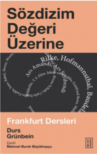 Sözdizim Değeri Üzerine | benlikitap.com