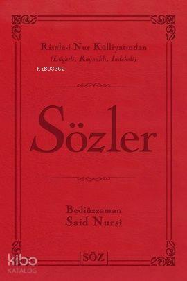 Sözler (Çanta Boy); Lügatlı, Kaynaklı, İndeksli | benlikitap.com