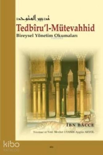 Tedbiru'l-Mütevahhid | benlikitap.com