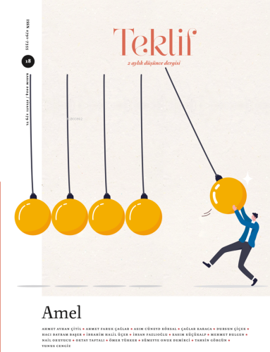 Teklif - 18. Sayı;2 Aylık Düşünce Dergisi | benlikitap.com