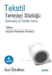 Tekstil Terimleri Sözlüğü | benlikitap.com