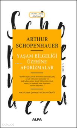 Yaşam Bilgeliği Üzerine Aforizmalar | benlikitap.com