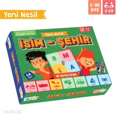 Yeni Nesil İsim Şehir Oyunu | benlikitap.com