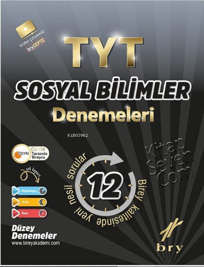 TYT - Branş Denemeleri - Sosyal Bilimler (12 Li) | Benlikitap.com